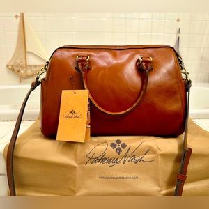 PATRICIA NASH!🌸Skye Satchel/Handbag/Heritage Collection/Veg-Tan/Retail-$269!